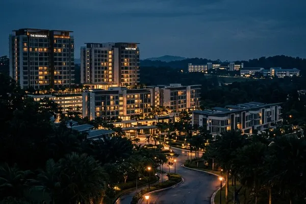 B2B massage in Skudai, Johor — a candlelit spa setting
